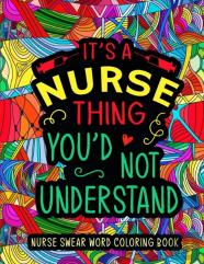 Nurse Swear Word Coloring Book
