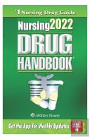 Nursing2022 Drug Handbook