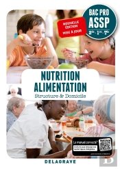 Nutrition, Alimentation ;  2de, 1re, Terminale Bac Pro Assp ; Pochette Élève