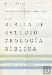 Nvi, Biblia De Estudio Teologia Biblica, Interior A Cuatro Colores, Tapa Dura