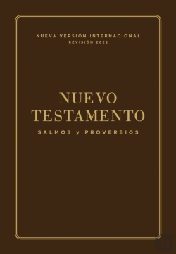 Bertrand.pt - Nvi, Nuevo Testamento De Bolsillo, Con Salmos Y Proverbios, Revision 2022, Leatherflex, Cafe