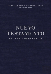 Nvi, Nuevo Testamento De Bolsillo, Con Salmos Y Proverbios, Revision 2022, Tapa Rustica, Azul Anil