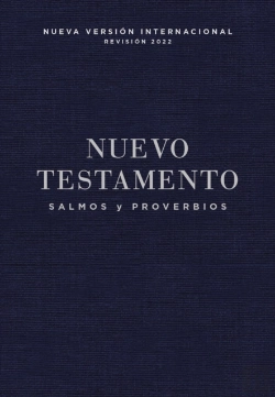 Bertrand.pt - Nvi, Nuevo Testamento De Bolsillo, Con Salmos Y Proverbios, Revision 2022, Tapa Rustica, Azul Anil