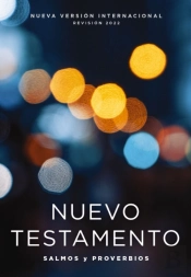 Nvi, Nuevo Testamento De Bolsillo, Con Salmos Y Proverbios, Revision 2022, Tapa Rustica, Luces Brillantes