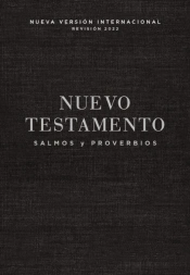 Nvi, Nuevo Testamento De Bolsillo, Con Salmos Y Proverbios, Revision 2022, Tapa Rustica, Negro