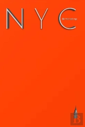 Nyc Chrysler Building Bright Orange Grid Style Page Notepad  $Ir Michael Limited Edition