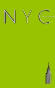 Nyc Chrysler Building  Chartruce  Grid Style Page Notepad Michael Limited Edition