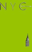 Nyc Chrysler Building Chartruce Grid Style Page Notepad Michael Limited Edition
