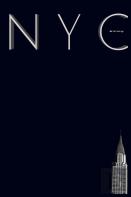 Nyc Chrysler  Building Midnight Black Grid Style Page Notepad $Ir Michael Limited Edition