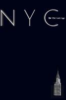 Nyc Chrysler Building Midnight Black Grid Style Page Notepad $Ir Michael Limited Edition