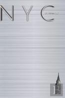 Nyc Slate  Chrysler  Building Classic  Grid Paper  Notepad  $Ir Michael Limited Edition