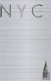 Nyc Slate  Chrysler  Building Classic  Grid Paper  Notepad  $Ir Michael Limited Edition