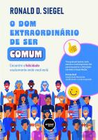 O Dom Extraordinário de Ser Comum