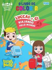 O Livro de Colorir Luccas e Gi Viajando pelo Mundo