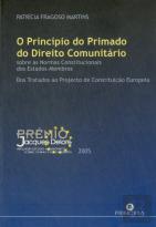 O Princípio do Primado do Direito Comunitário