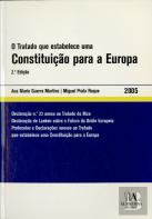 O Tratado que Estabelece Uma Constituição para a Europa