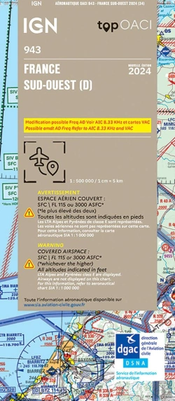 Bertrand.pt - Oaci943 : France Sud-Ouest (Édition 2024)