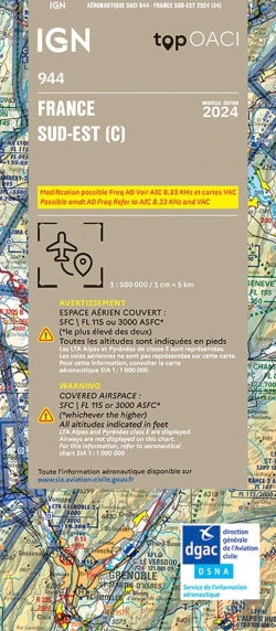 Bertrand.pt - Oaci944 : France Sud-Est (Édition 2024)