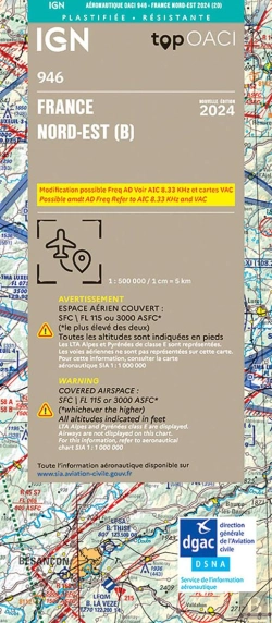 Bertrand.pt - Oaci945 : France Nord-Est (Édition 2024)