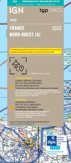 Bertrand.pt - Oaci945 : France Nord-Ouest (Édition 2024)