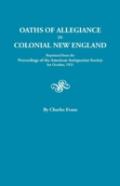 Oaths Of Allegiance In Colonial New England