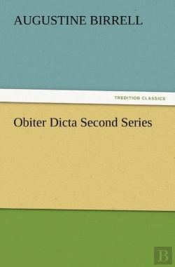 Bertrand.pt - Obiter Dicta Second Series