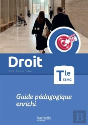 Objectif Bac : Droit ; Terminale Stmg ; Livre Du Professeur