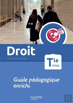 Bertrand.pt - Objectif Bac : Droit ; Terminale Stmg ; Livre Du Professeur