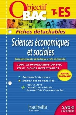 Bertrand.pt - Objectif Bac - Fiches Detachables - Sciences Economiques Et Sociales Terminale Es