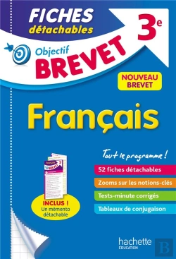 Bertrand.pt - Objectif Brevet 3e - Fiches Detachables Francais