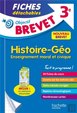 Bertrand.pt - Objectif Brevet 3e - Fiches Detachables Histoire-Geographie-Education Civique