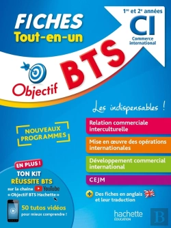 Bertrand.pt - Objectif Bts : Commerce International 1re Et 2e Années ; Fiches Tout-En-Un