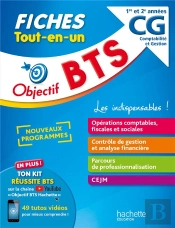 Objectif Bts ; Fiches Tout-En-Un ; Bts Cg 1re Et 2e Années