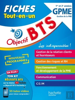 Bertrand.pt - Objectif Bts : Gpme ; 1re Et 2e Années ; Fiches Tout-En-Un