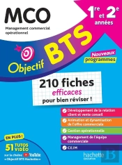 Objectif Bts : Mco, 1re Et 2e Années ; 210 Fiches Efficaces Pour Bien Réviser ! (Édition 2026)