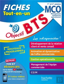Bertrand.pt - Objectif Bts : Mco 1re Et 2e Années ; Fiches Tout-En-Un