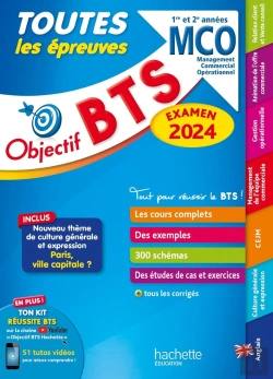 Bertrand.pt - Objectif Bts : Toutes Les Épreuves ; Bts Mco, 1re Et 2e Années