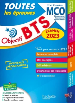 Bertrand.pt - Objectif Bts ; Toutes Les Épreuves ; Bts Mco, 1re Et 2e Années (Édition 2023)