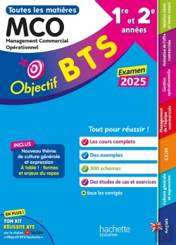 Bertrand.pt - Objectif Bts : Toutes Les Matières ; Bts Mco, 1re Et 2e Années