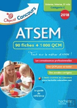Bertrand.pt - Objectif Concours 2018 Atsem : 90 Fiches 1000 Qcm