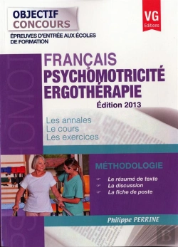 Bertrand.pt - Objectif Concours Psychomotricite Ergotherapie Edition 2013