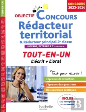 Objectif Concours Redacteur Territorial Et Redacteur Principal 2023 : Externe, Interne Et 3e Voie