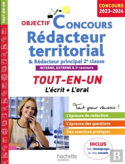 Bertrand.pt - Objectif Concours Redacteur Territorial Et Redacteur Principal 2023 : Externe, Interne Et 3e Voie