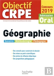 Objectif Crpe Geographie 2019