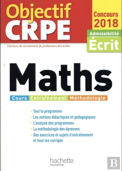 Bertrand.pt - Objectif Crpe Maths - 2018