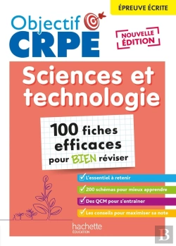 Bertrand.pt - Objectif Crpe : Sciences Et Technologie ; 100 Fiches Efficaces Pour Bien Réviser ; Épreuve Écrite (Édition 2026)