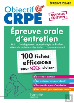 Bertrand.pt - Objectif Crpe Tome 22 : Épreuve Orale D'Entretien : 100 Fiches Efficaces Pour Bien Réviser (Édition 2025)