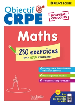 Bertrand.pt - Objectif Crpe Tome 22 : Je M'Entraîne Avec Des Exercices De Maths