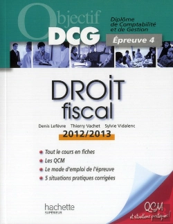 Bertrand.pt - Objectif Dcg Droit Fiscal 2012/2013