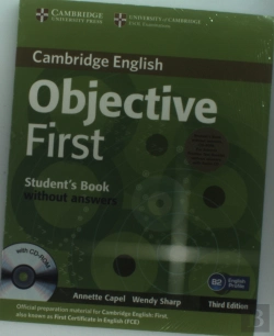 Bertrand.pt - Objective First For Schools Pack Without Answers (Student'S Book With Cd-Rom, Practice Test Booklet With Audio Cd)